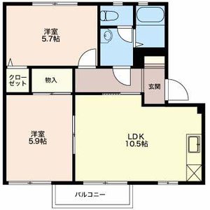クレセールもも B102号室
