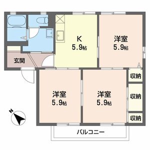 アレーゼⅠ A201号室