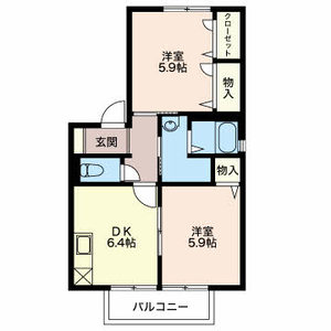 クレール神領 0201号室
