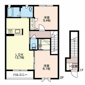 Ｌａ　Ｃｏｕｒ　ｄｕ　Ｒｅｎａｒｄ C202号室