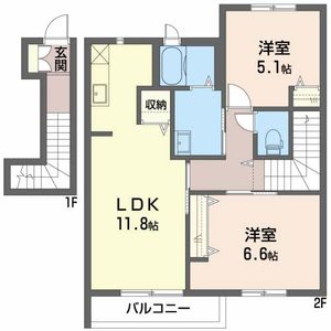 Ｃ’ｅｓｔ　Ｌａ　Ｖｉｅ 0202号室