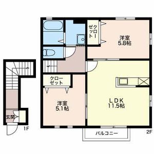 ＤＵＰＬＥＸ与一　Ａ棟 0202号室