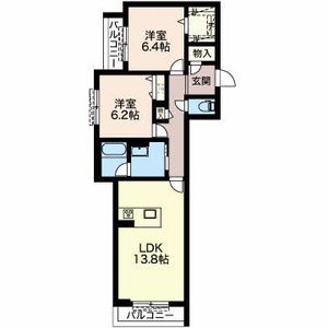 クレストヒル見付 0201号室