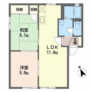 クレストコート　Ｃ棟 C102号室