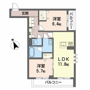 セレナヴィラ中川 0301号室