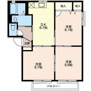 グリーンヒルズⅡ A202号室