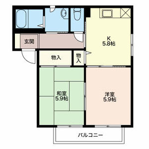 バリュージュ北町 B202号室