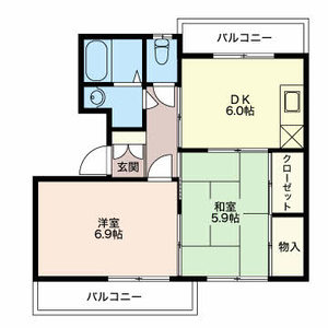 グランメール千本 D103号室