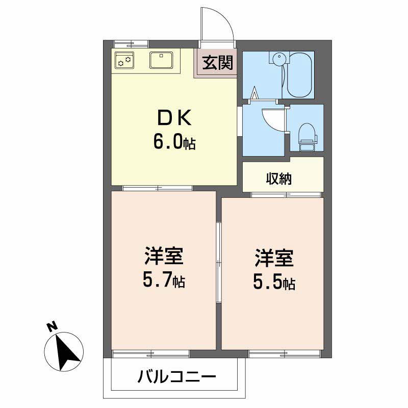 グリーンコーポ石橋 B201号-16