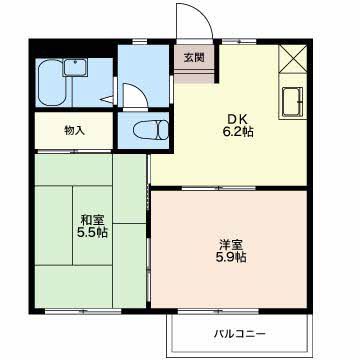 タウンコートⅡ B202号-16