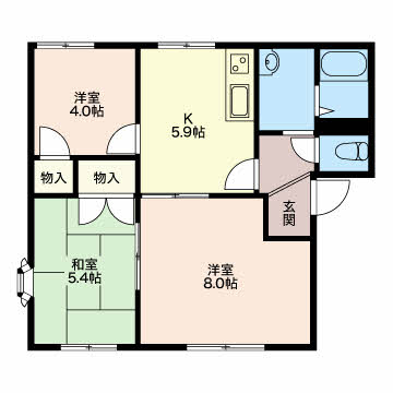 ハピネス福元A102-2