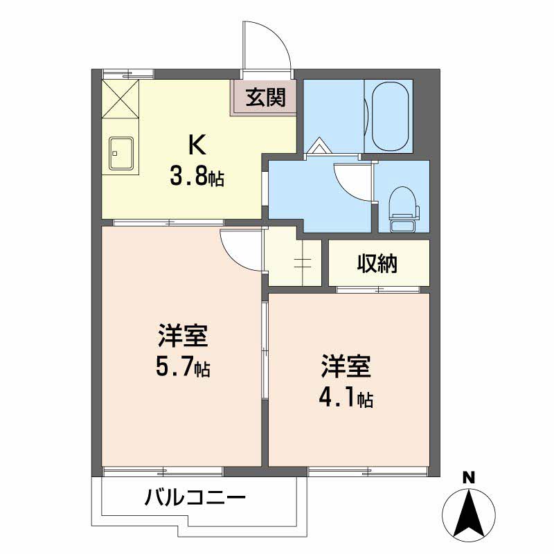 コーポ大間B203-2