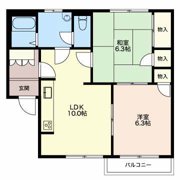 メゾンカフェオーレⅡ C201号-13
