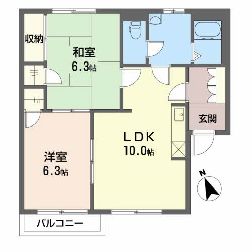 メゾンカフェオーレⅡ C202号-16