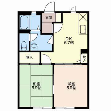 パールハウスＢ 0101号-2
