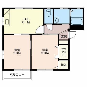 ディアスなかや A201号-3