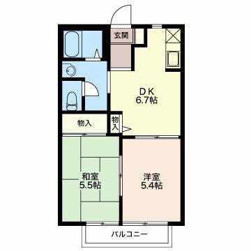 ガーデンハイツルミエール C201号-2