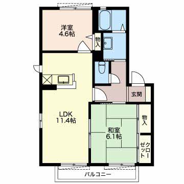 メゾン山浦ＰａｒｔⅡ B204号-2