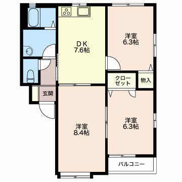 パインコート高宮北Ⅰ 0202号-13
