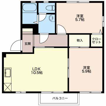 クレセールもも B101号-16