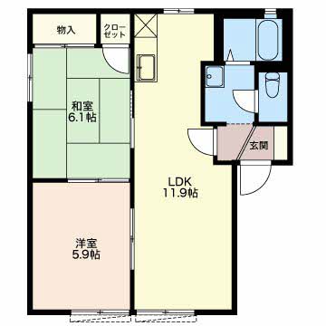 フォーレスみとのB102-2