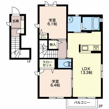 シャーメゾンパディB201-2