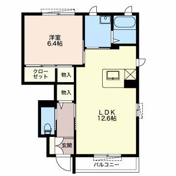 コンフォートKAMIPARK west W102号-2