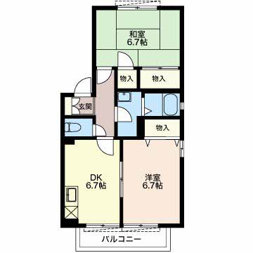 第６メゾン勝沼 0201号-15
