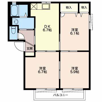 グリーン　ルーフ B202号-2