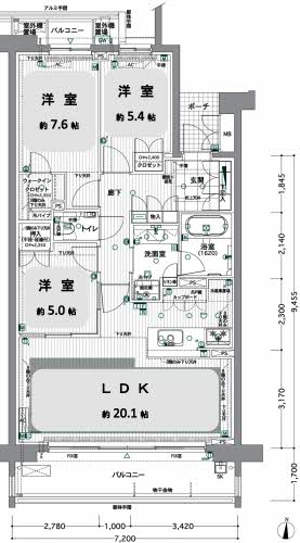 マストスクエア白壁 0506号-5