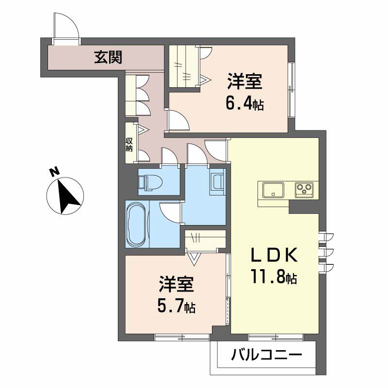 セレナヴィラ中川0101-2