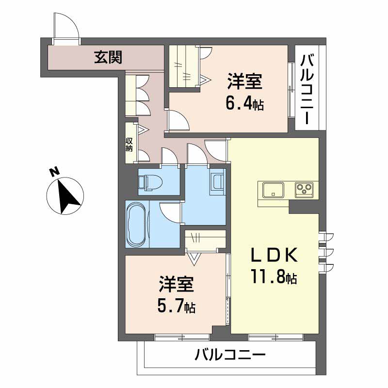 セレナヴィラ中川0301-2