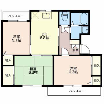 グランメール千本 B102号-16