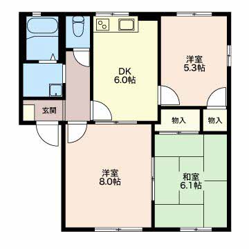 ラフォーレビラ B102号-2