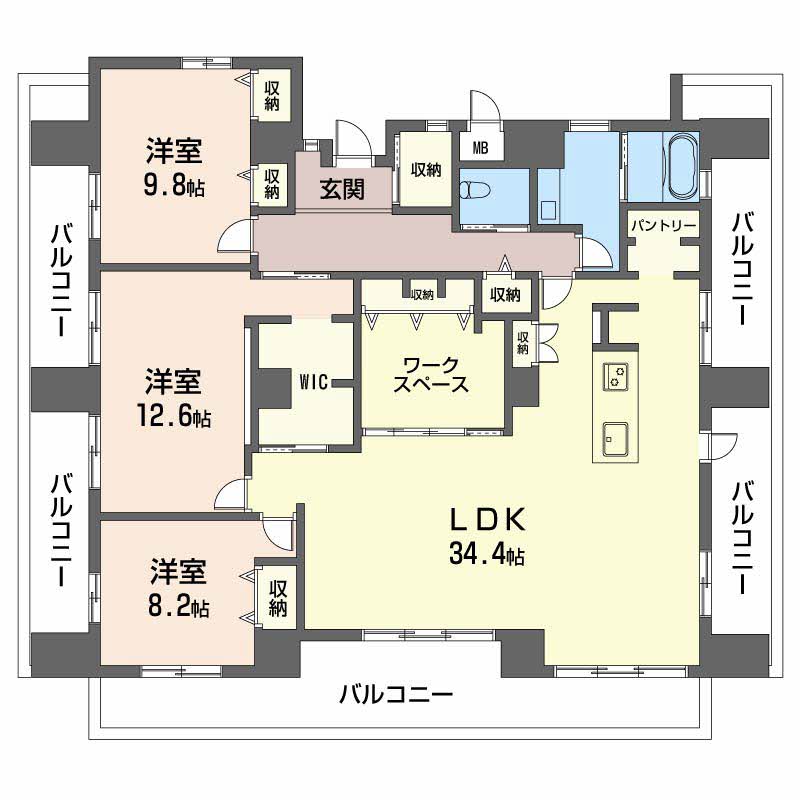 レジデンス鈴木 1201号-6