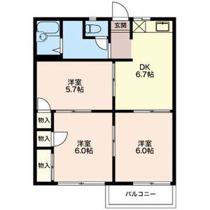 サニータウン七舗 A203号室
