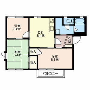 フレグランスこうえ C202号室