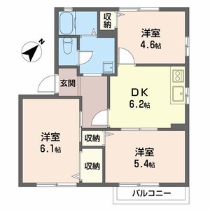 コーポフレグランス B201号室