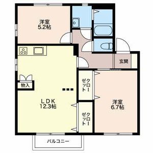 ドエル戸ヶ崎 B102号室