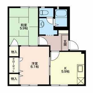 ファミール新城 B102号室