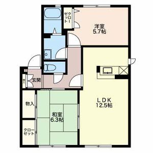 エトワール烏田Ⅲ C101号室