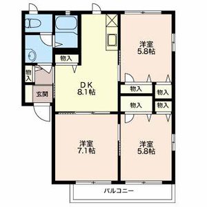 ディアス並柳 A102号室