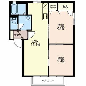 リバーサイド駒 B203号-3