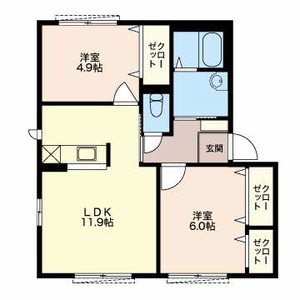 クレールメゾンⅡ B102号室