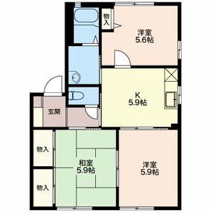 グリーンコート B101号室