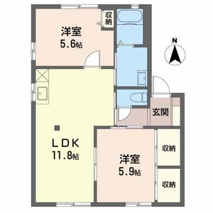 グリーンコート B102号室