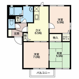 フォーレスコスモス A203号室