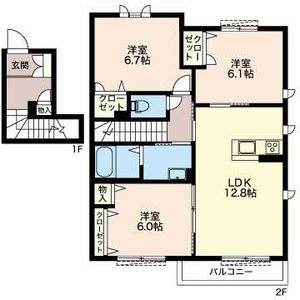 ヴィラ・ルーチェ B201号室