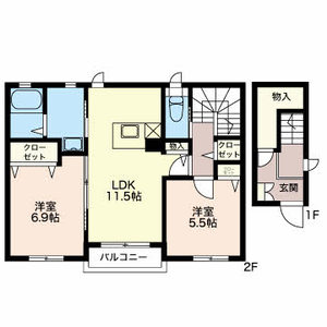 リジェール A202号室