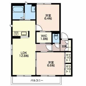 シャーメゾン鶴田 A102号室